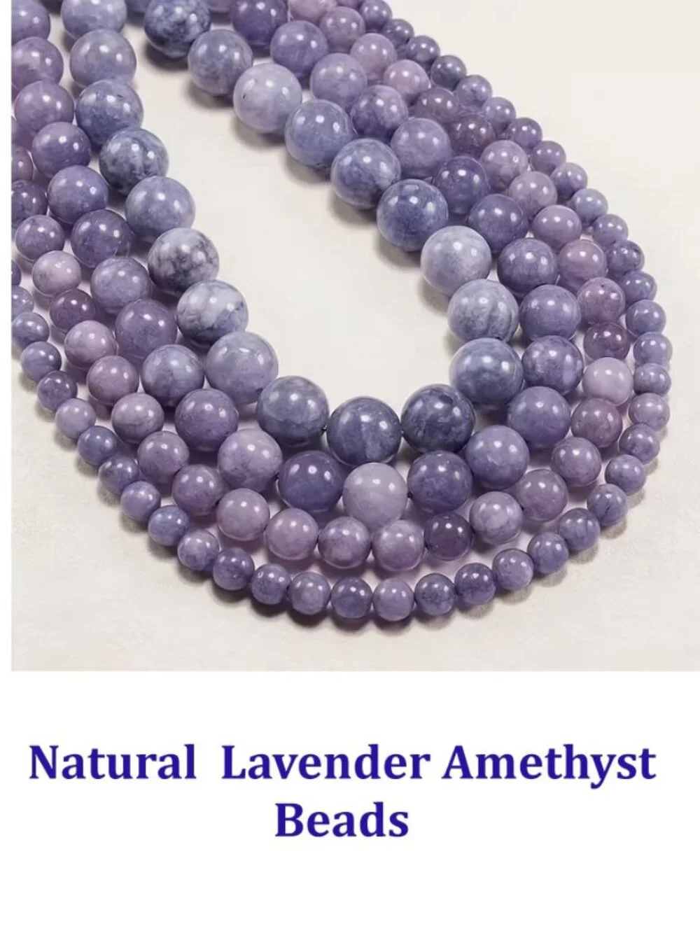 Natural  Lavender Amethyst  Beads